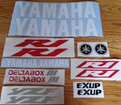 03 Yamaha R1 graphics stickers decals sets