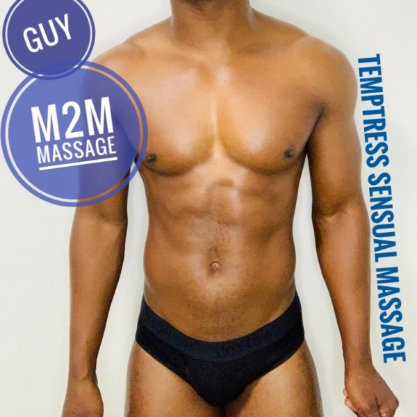 M2M/ ***** Massage with Sexy Dark Guy