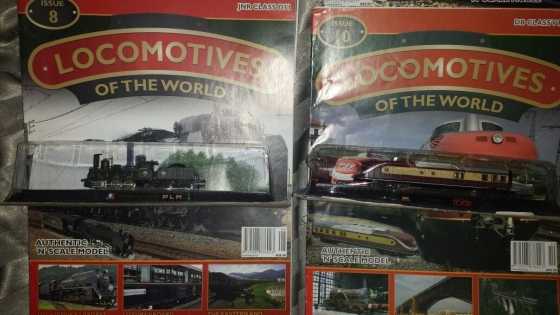 1 to 12 locomotives of the world books with models