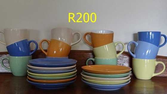 1 x 12 piece cups and saucers