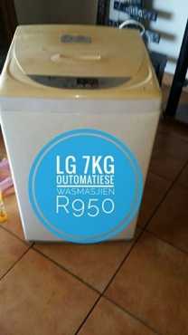 1 x LG 7kg wasmasjien