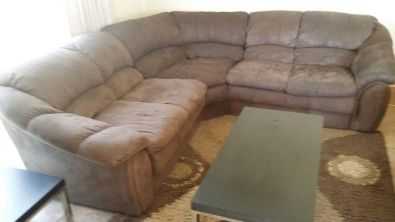 10 Seater Suede u Shape lounge suite