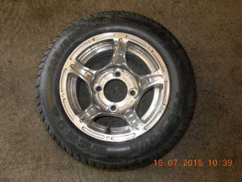 10 x 7 M707   R995.00 Golf Cart Rims Polished Alu