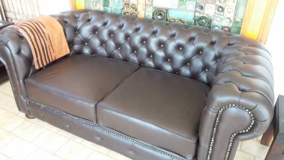 100 Genuine leather Chesterfield