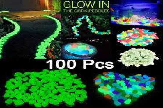 100 glow in die dark klippies