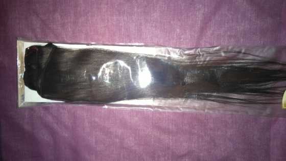 100 Human hair Clip- in extensions