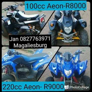 100cc Aeon Barely been used.