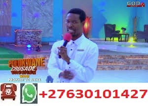 INTERNATIONAL ONE ON ONE WITH PROPHET VC ZITHA CONTACT+27630101427