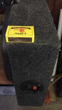 12 Inch ERA sub woofer and 2 pioneer 6x9 boxed speakers