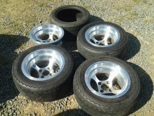 12 inch mag rims and tyres golf cart