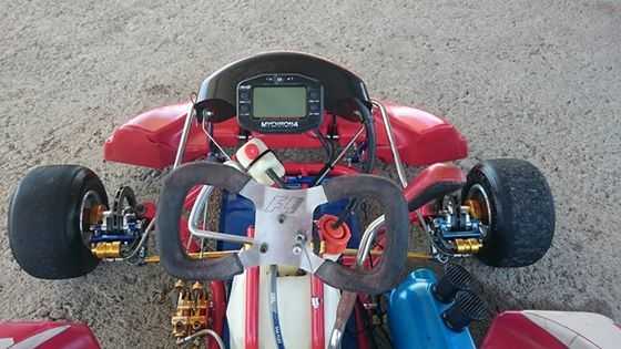 125 birel 6speed gearbox full race ready kart