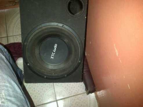 12quot XTC sub with box. 3000watt svc