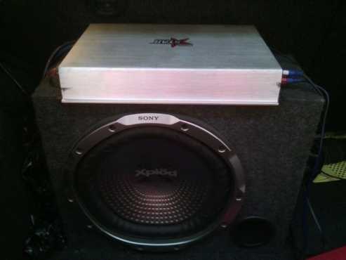 1330 watt sub and 2700 watt mono block amp