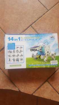 14 in 1 robot solar powered toy kit