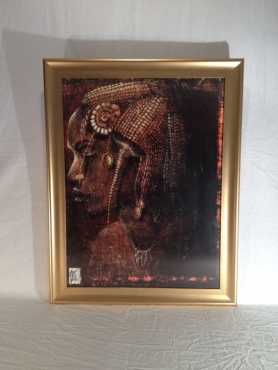 1510-81 African Lady Painting