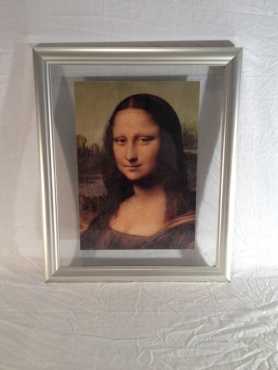 1510-91 Mona Lisa Painting with Silver frame