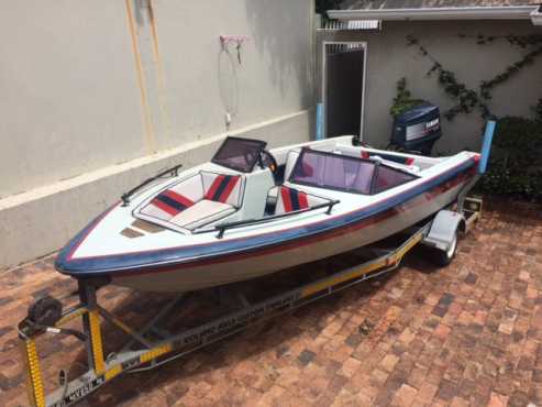 15ft Caribbean Speed Boat - 90HP Yamaha