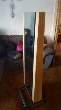 1.5m High standing mirror