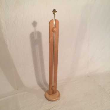 1602-9 Two leg solid oak floor lamp