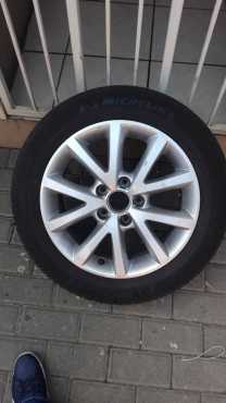 16039 VW Mags and tyres for sale R4000Neg