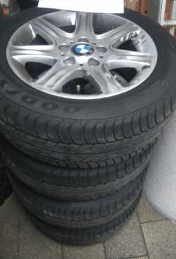 16quot ORIGINAL BMW 1 SERIES MAGS amp GOODYEAR TYRES - LIKE NEW