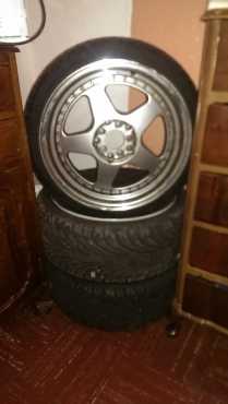 17 inch set of Rims and Tyres for sale