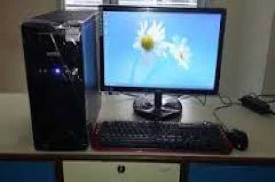 17inch LCD monitor keyborad and mouse,core 2 duo AS good as New,READY