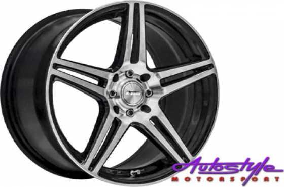 17quot A-Line Oslo 5114 BKMF Alloy Wheels