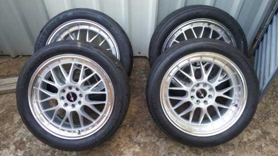 17quot Racing Hart with Bridgestone potenza semi-slicks for sale