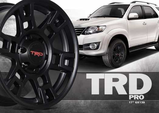 17quot TRD PRO BAKKIE MAGS WITH BRIDGESTONE DUELER AT TYRES