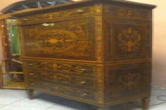 17th Century French Parquet wine cabinet