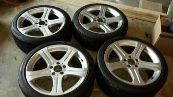 18quot OEM Factory Specd Rims and Tyres