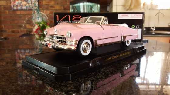 1949 Cadillac Coupe De Ville - Pink ( Die Cast Scale Model Cars )