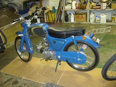 1958 DKW Hummel, and C110 Honda 49cc