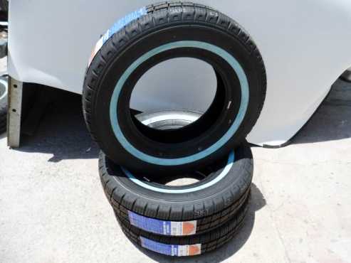 195R14C WHITE WALL MULTIRAC TYRE (EACH)