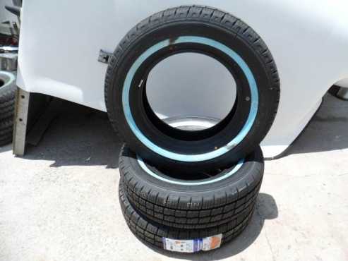 195R15C MULTIRAC WHITE WALL TYRE (EACH)