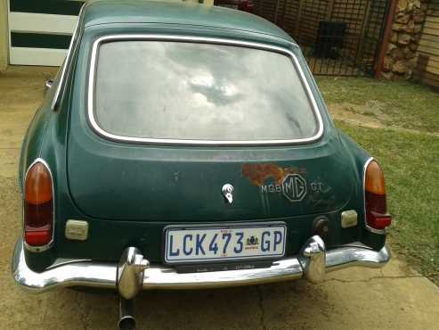 1963 MG for Sale R35.000 or nearest offer. Contact Johan