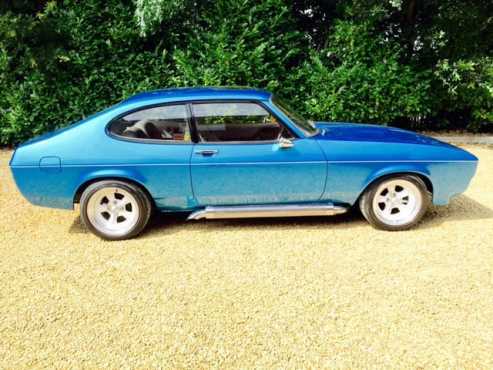 1979 mk 2 Ford Capri 5.7 6.2 v8 Chevy Edelbrock Blue One Off American