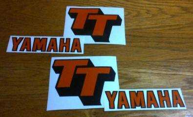 1979 Yamaha TT500 tank decals stickers sets