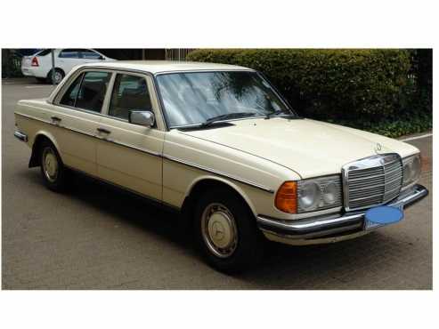 1984 Mercedes Benz W 123 230 E Manual