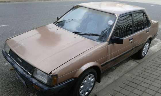1989 Toyota Corolla 1.6 Auto for sale.