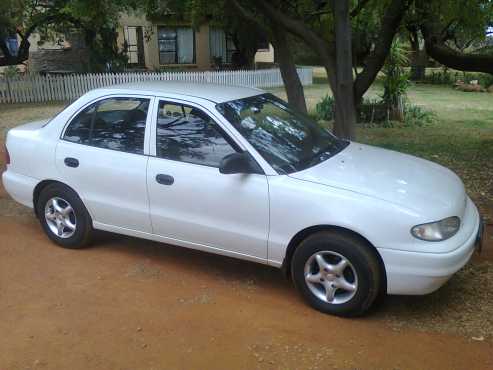 1997 Hyundai Accent XS 1.3 12v. Engine Re Done