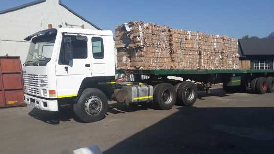 1997 volvo fl 10 truck and 12 m trailer