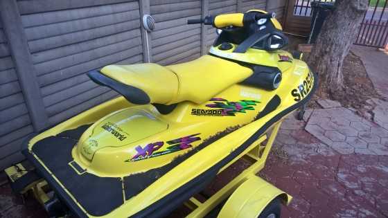 1999 Seadoo XP800 on Trailer