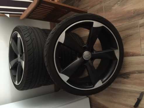 19quot Audi rims with Yokohama tyres - Brand new condition