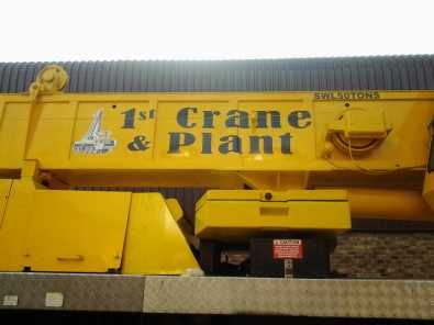 1st Crane amp Plant - Mobile cranes, plant amp rigging