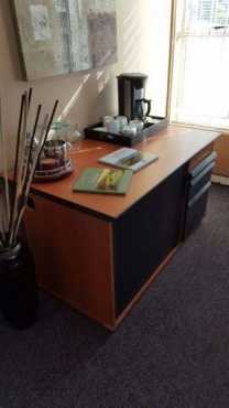 1x cherry wood Credenza