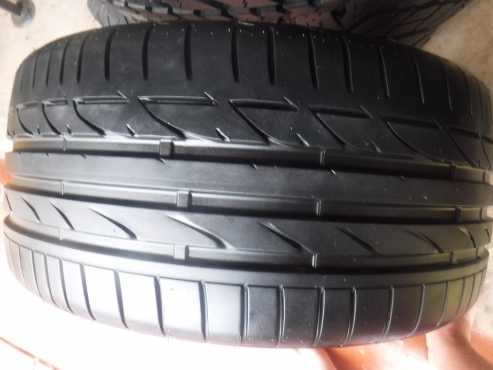 1xBridgestone Potenza Runflat tyre 2453518,95 percent tread