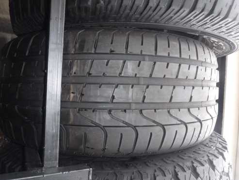 1xPirelli Pzero tyre 265353520,90 percent tread