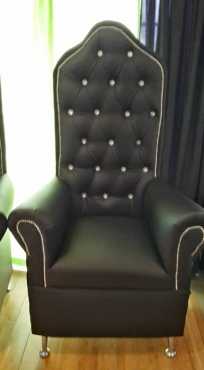 2 Black Designer Chairs